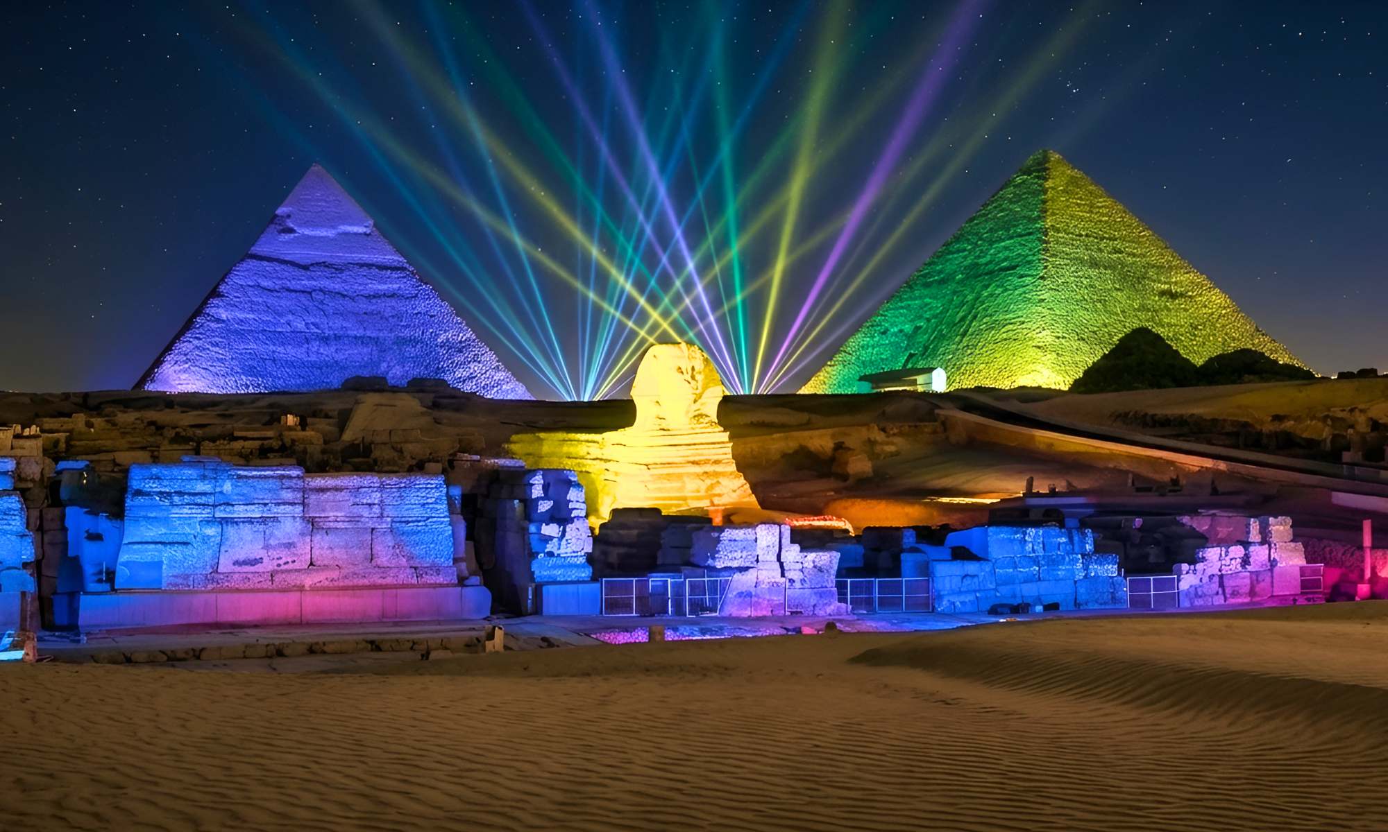 Espectáculo de Sonido y Luz en las Pirámides
