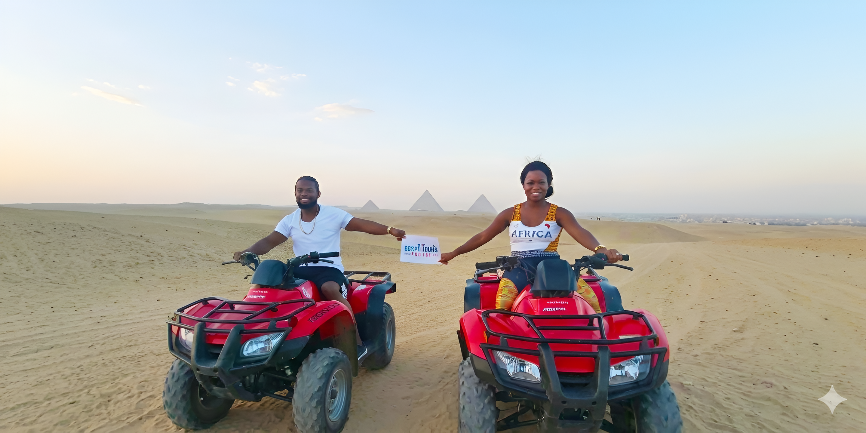 Quad en las Pirámides de Guiza